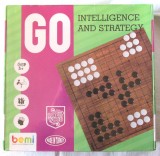 Joc &quot;GO&quot;, cu tabla de lemn, BEMI. Format mare. Instructiuni in limba engleza
