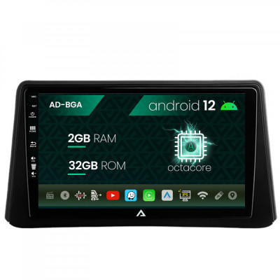 Navigatie Opel Mokka (2012-2016), Android 12, A-Octacore 2GB RAM + 32GB ROM, 9 Inch - AD-BGA9002+AD-BGRKIT390 foto