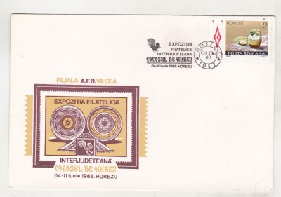bnk fil Plic ocazional Expofil Cocosul de Hurez Horezu 1988 foto