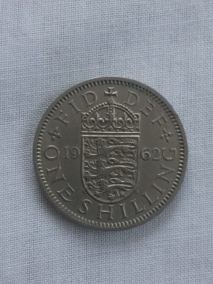 One shilling 1962 foto
