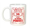 Cana alba personalizata, Editie Limitata 36 ani, INOVATIX&reg;. 330ml, Oem