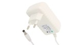 Sursă de alimentare POS POSB12100A-WH, impuls 12V/1A/12W, adaptor orizontal, AC:CEE7/16. DC: 2.1/5.5 (+)