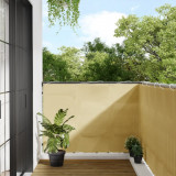 VidaXL Paravan de balcon, nisipiu, 120x600 cm, 100% poliester oxford