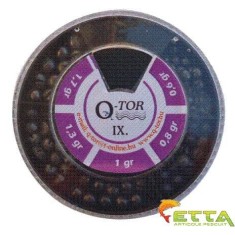 Q-tor - Set plumbi diferite dimensiuni nr. IX. alice taiate rotunde mari 0,6-1,7g