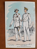 Desen Officiers en grande tenue blanche et en spencer, 1935
