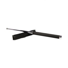 Baston telescopic 65 cm argintiu