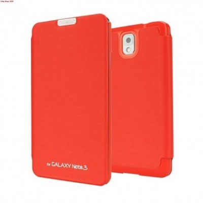 Husa Mercury Techno Flip Samsung Galaxy Note3 N9005 Orange Blist foto