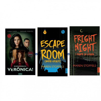 Pachet 3 carti - Escape room, Fright night si Buna dimineata, Veronica! foto