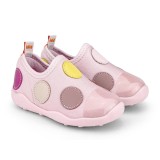 Pantofi Fete Bibi FisioFlex 4.0 Sugar Dots 21 EU, Roz, BIBI Shoes