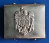 Pafta rară Vulturul Cruciat stema Romania romaneasca argintie
