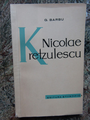 NICOLAE KRETZULESCU de G. BARBU , 1964 foto