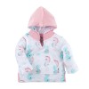 Poncho Baie Copii Zoocchini 0-12 Luni, UPF50+, Bumbac, Model Calut de Mare, Prosop cu Gluga, Piscina, Plaja