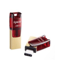 Memorie flash Apacer AH180 USB 3.2 - USB TYPE C 32GB OTG rosu