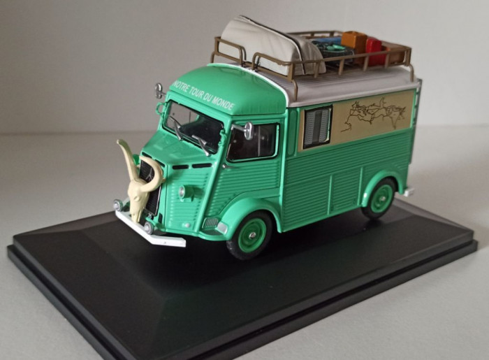 Macheta Citroen Type HY-DY Perkins 1964 Aventuriers Safari - Hachette 1/43