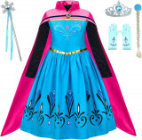 Costume prințesă Ady Dress Up pentru petrecerea de aniversare de Crăciun pentru, Oem