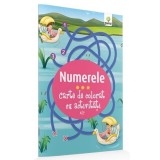Numerele. Carte de colorat cu activitati - Editura Gama