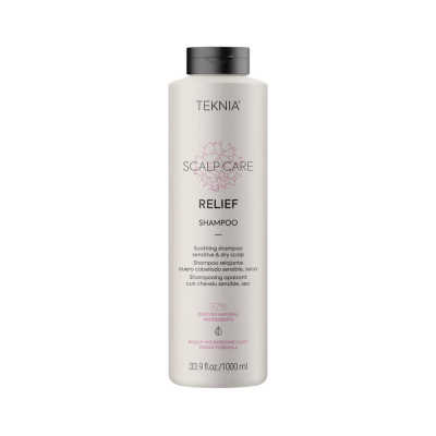 Sampon pentru par uscat si scalp sensibil, Lakme Teknia, Scalp Care Relief Shampoo, 1000ml foto