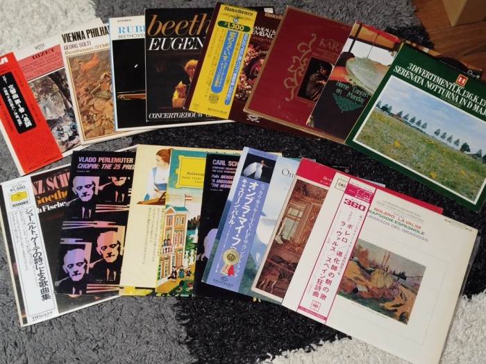 PACK 16 LP DISCURI Vinil &quot; Prese japoneze &quot; # MUZICA CLASICA # VG+; EX ;NM