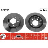 Set discuri frana spate TRW Ford Probe II (Ecp) 09.92-03.1998; Mazda 626 IV (Ge) 08.1991-08.1998 Mazda 626 V 1997-2002 Mazda MX-6 10.1987-01.1997 Pre