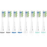 TrueLife SonicBrush UV Heads White Standard capete de schimb pentru periuta de dinti TrueLife SonicBrush UV, GL UV 8 buc