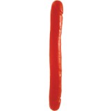 Dildo Dublu, Rosu din Silicon, 30cm x 3,8 - 4 cm