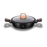 Cumpara ieftin Tigaie cu capac, 28 cm, negru Rose Collection