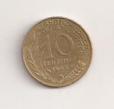 Moneda Franta - 10 Centimes 1983, Europa