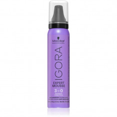 Schwarzkopf Professional IGORA Expert Mousse vopsea de par sub forma de spuma pentru păr culoare 3-0 Dark Brown Natural 100 ml