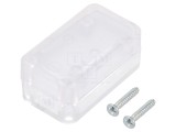 Carcasă universală ABS semitransparentă, IP54, 20x35x15 mm