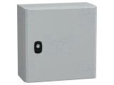 Carcasă montare pe perete SCHNEIDER ELECTRIC Spacial S3D oţel IP66 300x300x150mm gri deschis
