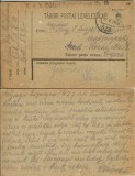 CP1777N T&aacute;bori posta levelezőlap, carte poștală circulată Arad, 1918, Feldpost 529, ștampilă Feldartillerieregiment 10