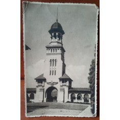 Fotografie, Alba Iulia, Turnul intrarii in Catedrala Incoronarii, 1918