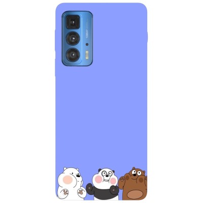 Husa compatibila cu Motorola Moto G22 model Cute Three Bears, Silicon, TPU, Viceversa foto