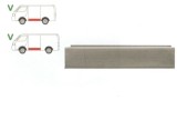 Segment reparatie panou lateral Vw Lt28/31/35 1996, partea Stanga, Inferior, Metal, Lungimea 1316 Mm, Inaltimea 280mm, Cu O Nervura, Pt Modele