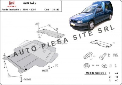 Scut metalic motor Seat Inca fabricat incepand cu 2002 APS-30,143 foto
