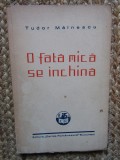 O FATA MICA SE INCHINA - Tudor Mainescu - ST, -CONSTANTINESCU (un portret) -1935