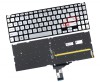 Tastatura Asus Argintie X515EA iluminata layout US fara rama enter mic, X515J iluminata layout US fara rama