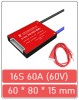 BMS baterie Li-ion 16S 60A (60V)