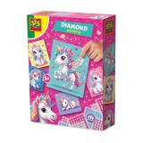 Set Creativ Cu Diamante - Unicorni