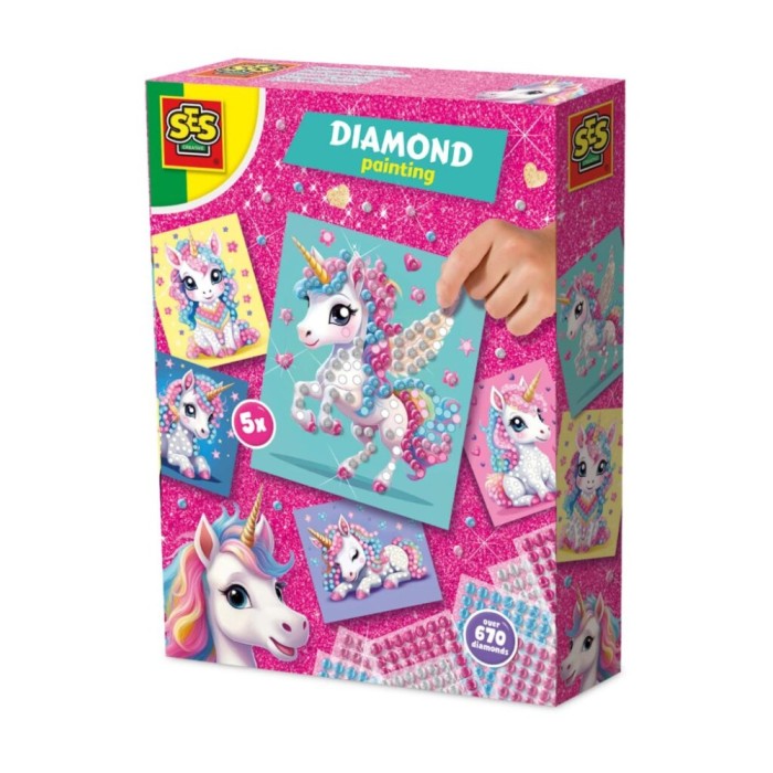 Set Creativ Cu Diamante - Unicorni