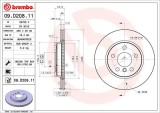 BREMBO 09.D208.11 PRIME LINE - UV Coated Disc frana