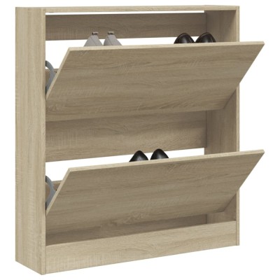 vidaXL Pantofar, stejar sonoma, 80x21x87,5 cm, lemn compozit foto