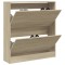 Gossi pantofar, stejar sonoma, 80x21x87,5 cm, lemn compozit