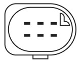 BOSCH 0 258 017 016 Sonda Lambda