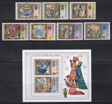 Dominica 1977 - Craciun, Serie + Colita, MNH