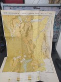 Hartă geologică, Carte geologique de la region comprise entre l'Oituz et la Coza, Vrancea, Ion M. Dumitrescu, c. 1958, 181