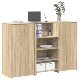 vidaXL Birou de recepție Stejar Sonoma 155x50x103,5 cm Lemn prelucrat 3324198