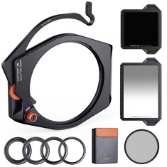 Kit K&amp;amp;F Concept Suport Filtru+Filtru 100x100mm GND8 ND1000+Filtru CPL+Inele adaptoare+Husa filtru SKU.1808 foto