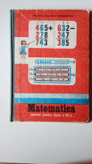 Matematica - manual pentru clasa a III a - 1989 foto