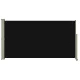 Cumpara ieftin Copertina laterala retractabila de terasa, negru, 160x300 cm